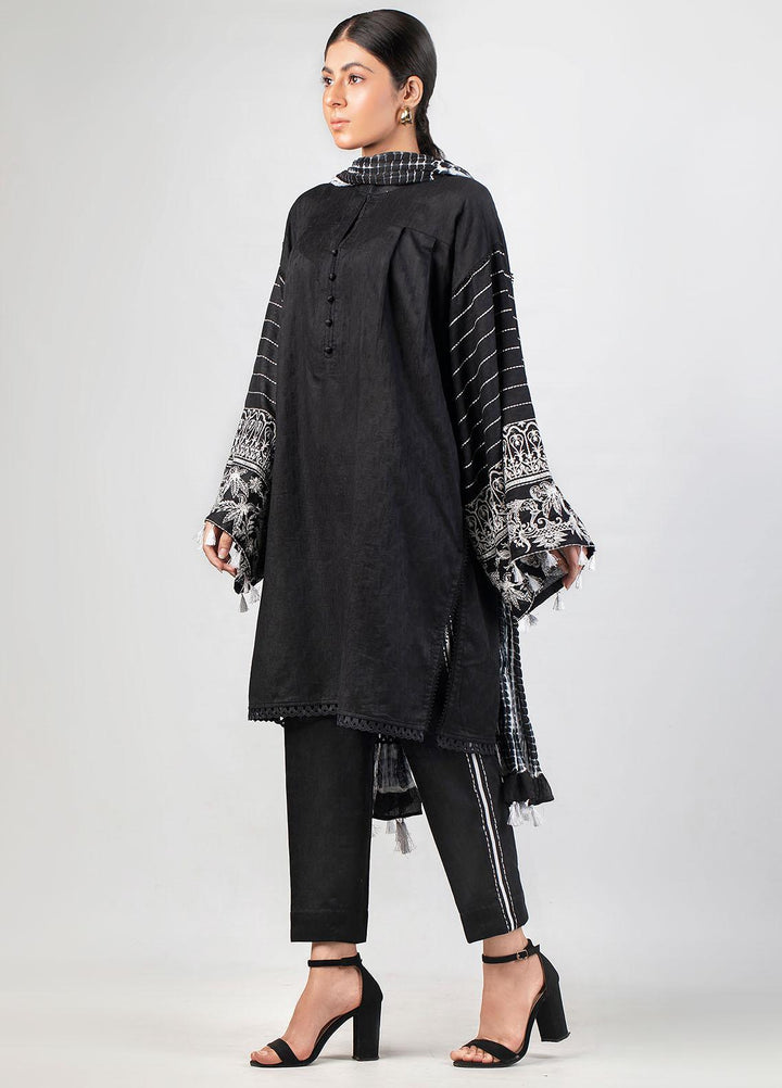 Nuriyaa Pret Casual Jacquard Shirt NR21N Noir 03