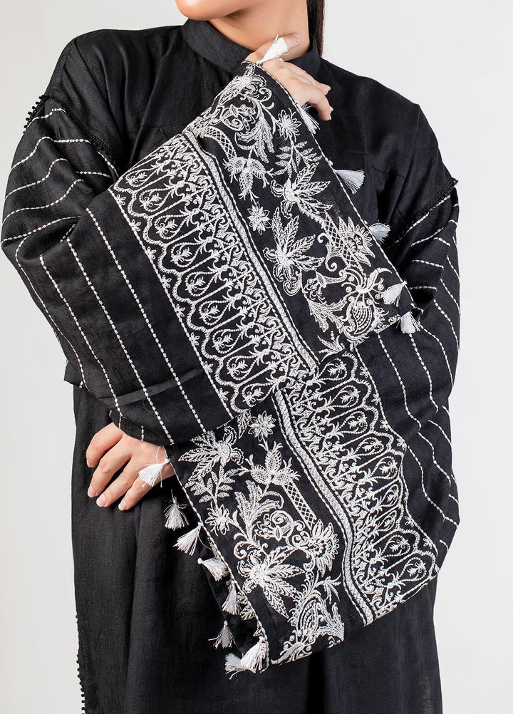 Nuriyaa Pret Casual Jacquard Shirt NR21N Noir 03