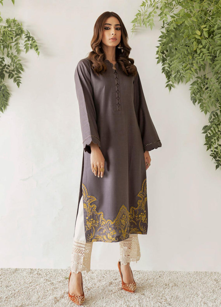 Nuriyaa Casual Pret  Khaddar Shirt NR21WT DIM