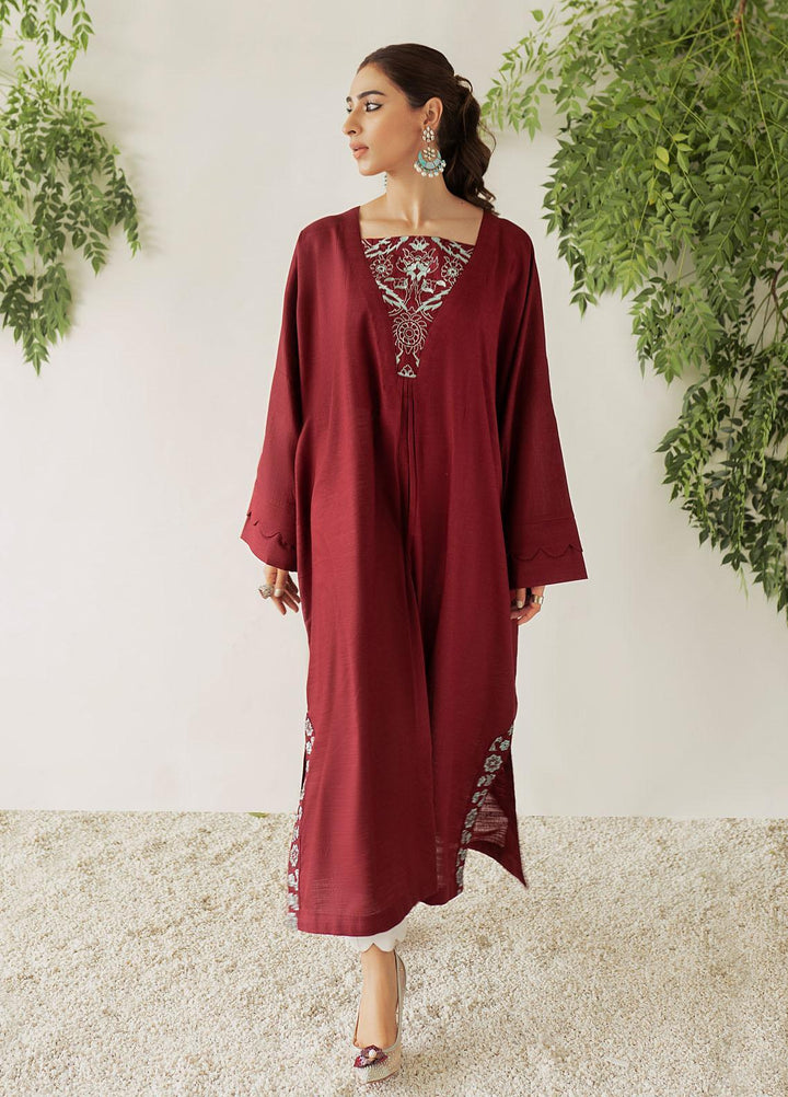 Nuriyaa Casual Pret  Lawn Shirt NR21WT RUBY