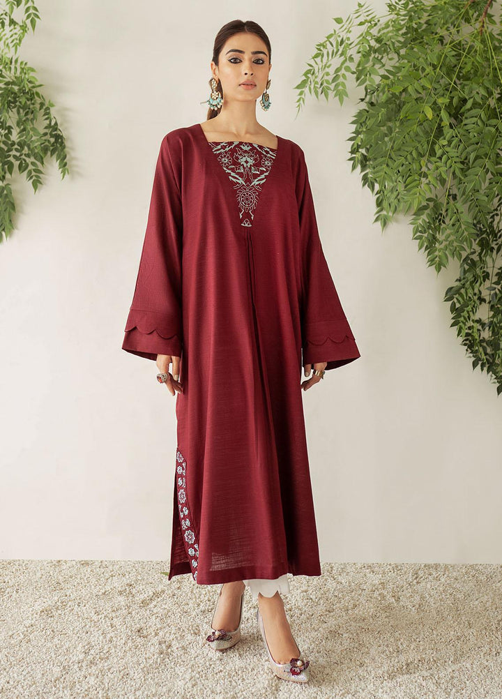 Nuriyaa Casual Pret  Lawn Shirt NR21WT RUBY