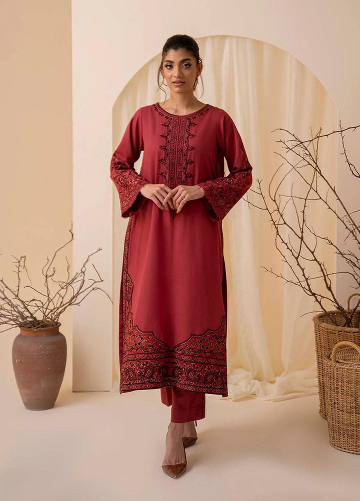 Nuriyaa Pret  Khaddar 2 Piece Suit NR23WP AFGHAN KAMEEZ