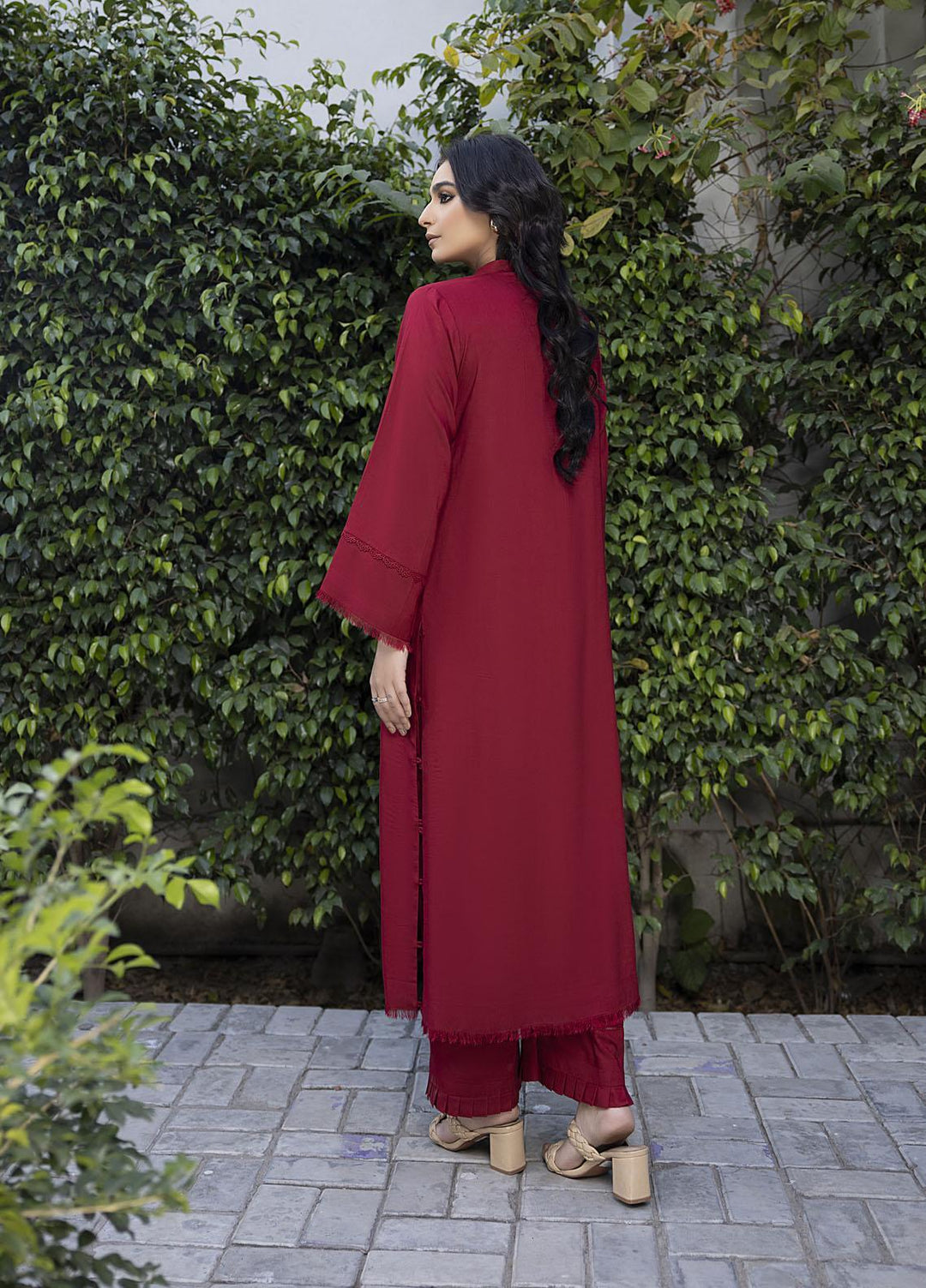 Nuriyaa Pret  Linen 2 Piece Suit NR23WP-2 ROSA