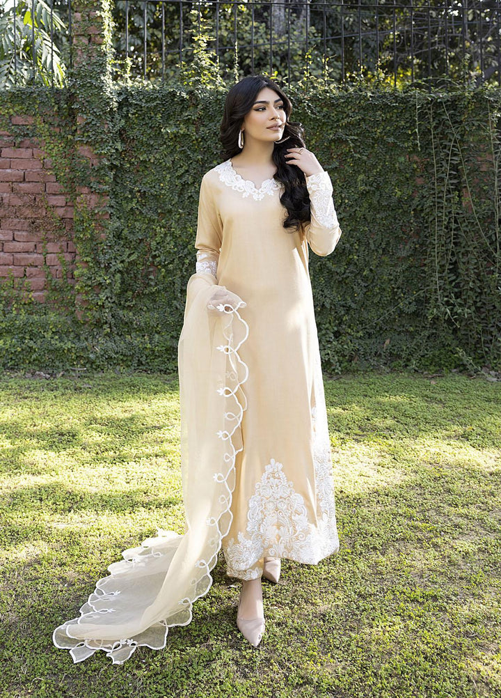 Nuriyaa Pret  Linen 3 Piece Suit NR23WP-2 GOHAR -E- NAYAAB
