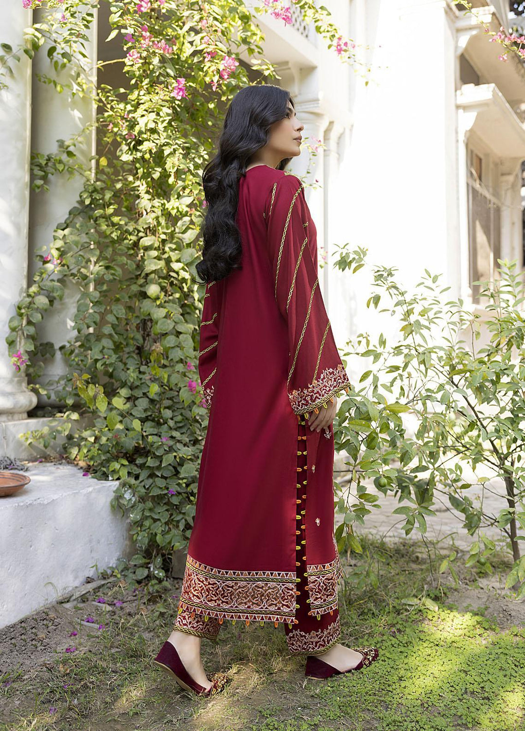 Nuriyaa Pret  Linen 2 Piece Suit NR23WP-2 GUL-E-MARJAN