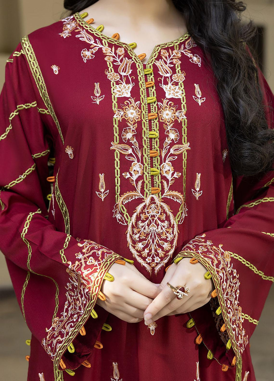 Nuriyaa Pret  Linen 2 Piece Suit NR23WP-2 GUL-E-MARJAN