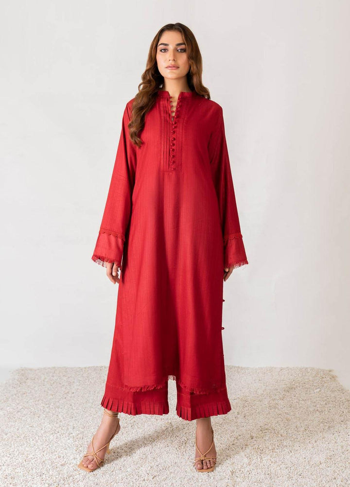 Nuriyaa Casual Pret  Linen 2 Piece Dress NR21SW Rosa