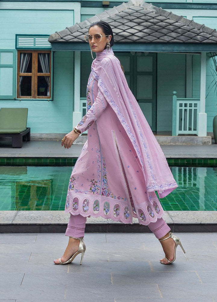 Nuvera by Mushq Hemline Embroidered Raw Silk Suits Unstitched 3 Piece MQ25NF D-07 Leore - Festive Collection