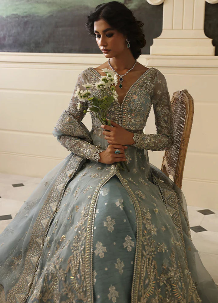 Nyra Pret Embroidered Organza 3 Piece Suit Jasmine