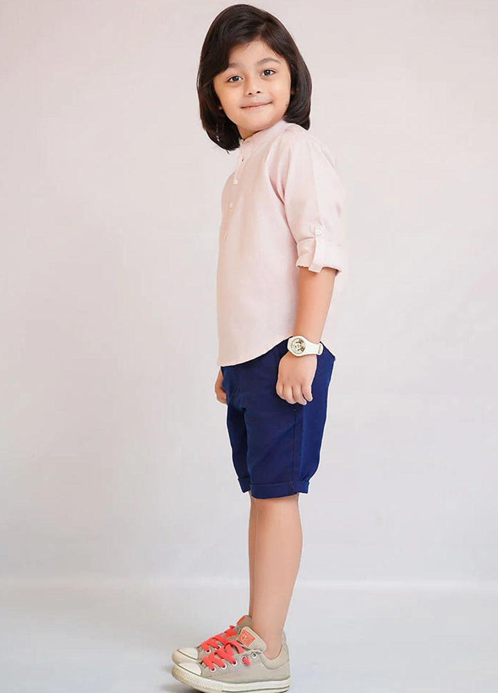 Ochre Cotton Casual Shirt for Boys -  OBS 62