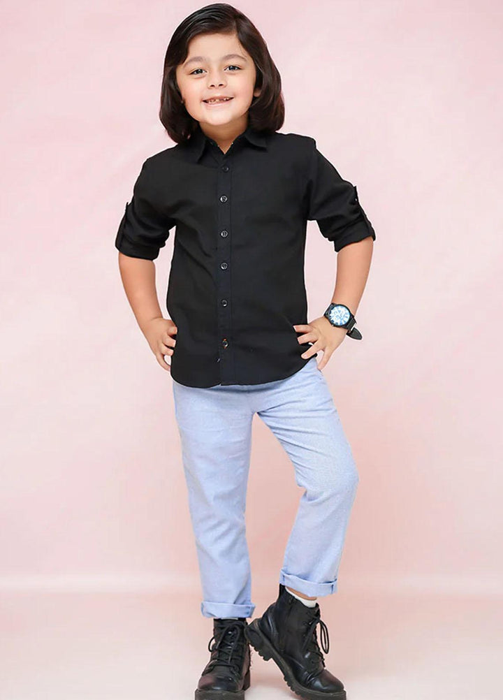 Ochre Cotton Casual Shirt for Boys -  OBS 56