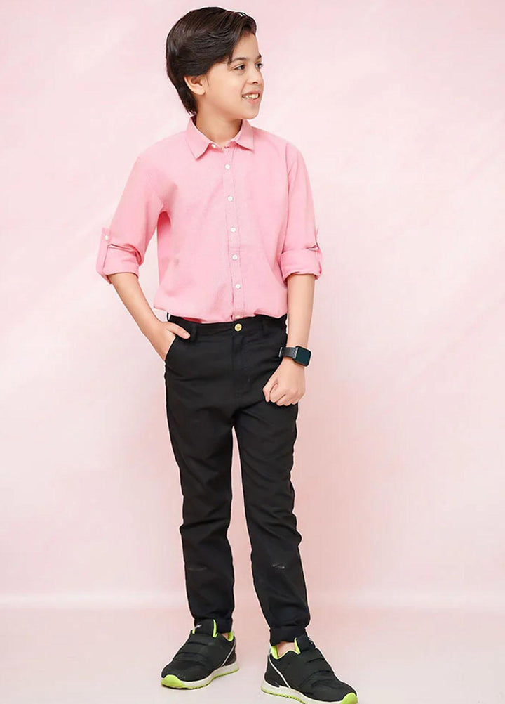 Ochre Cotton Casual Shirt for Boys -  OBS 55