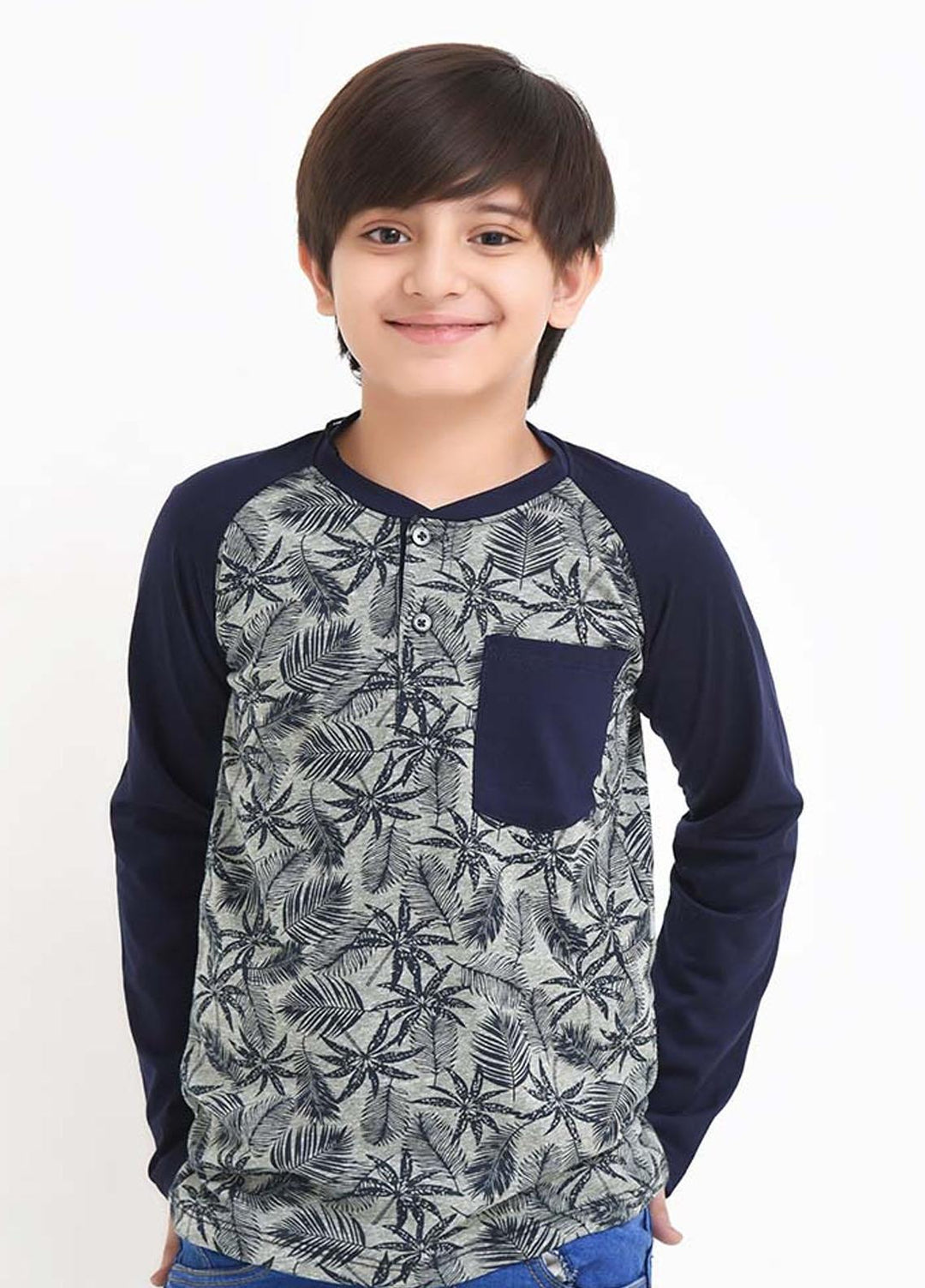 Ochre Cotton   T-Shirt for Boys -  OKB-42