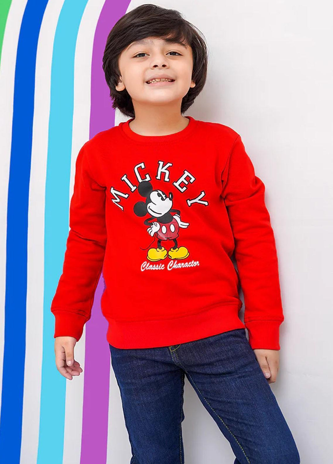 Ochre  Printed Sweatshirts for Boys -  OKB-257