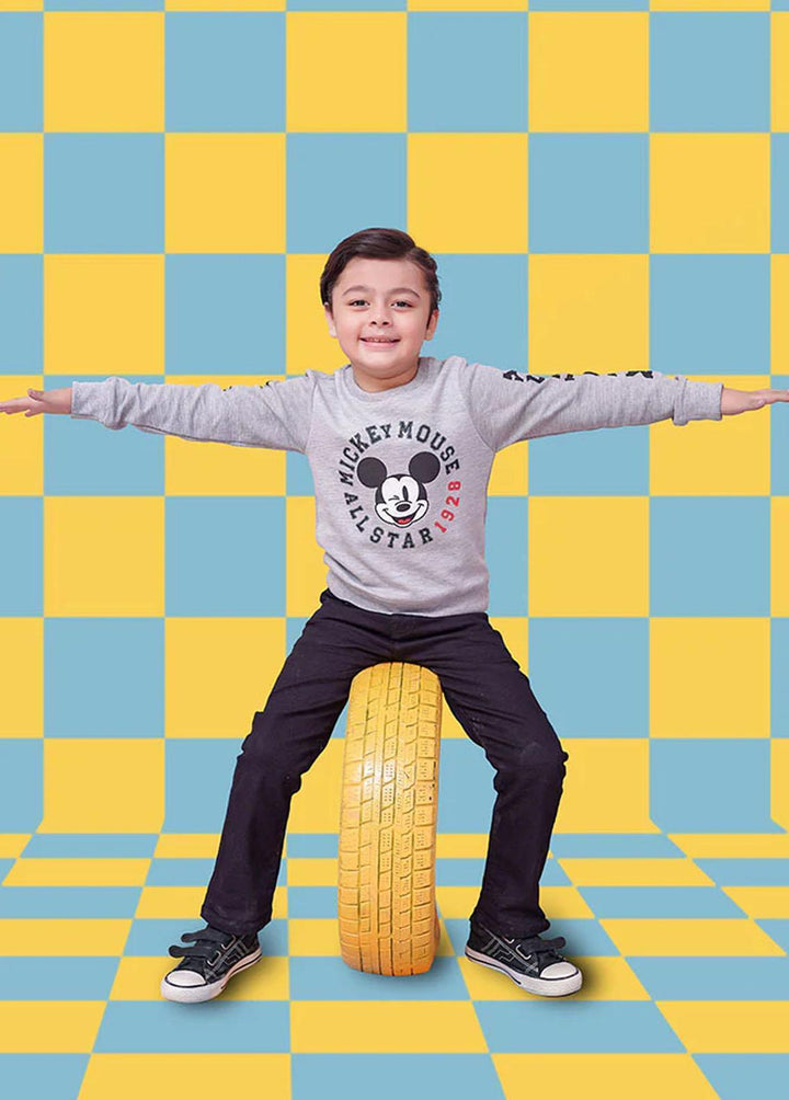 Ochre  Printed Sweatshirts for Boys -  OKB-273