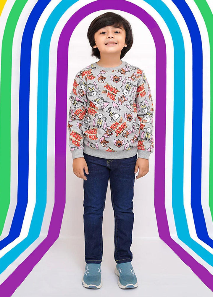 Ochre  Printed Sweatshirts for Boys -  OKB-286