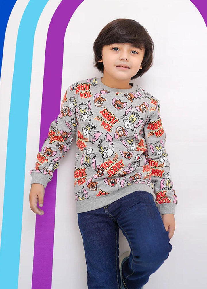 Ochre  Printed Sweatshirts for Boys -  OKB-286