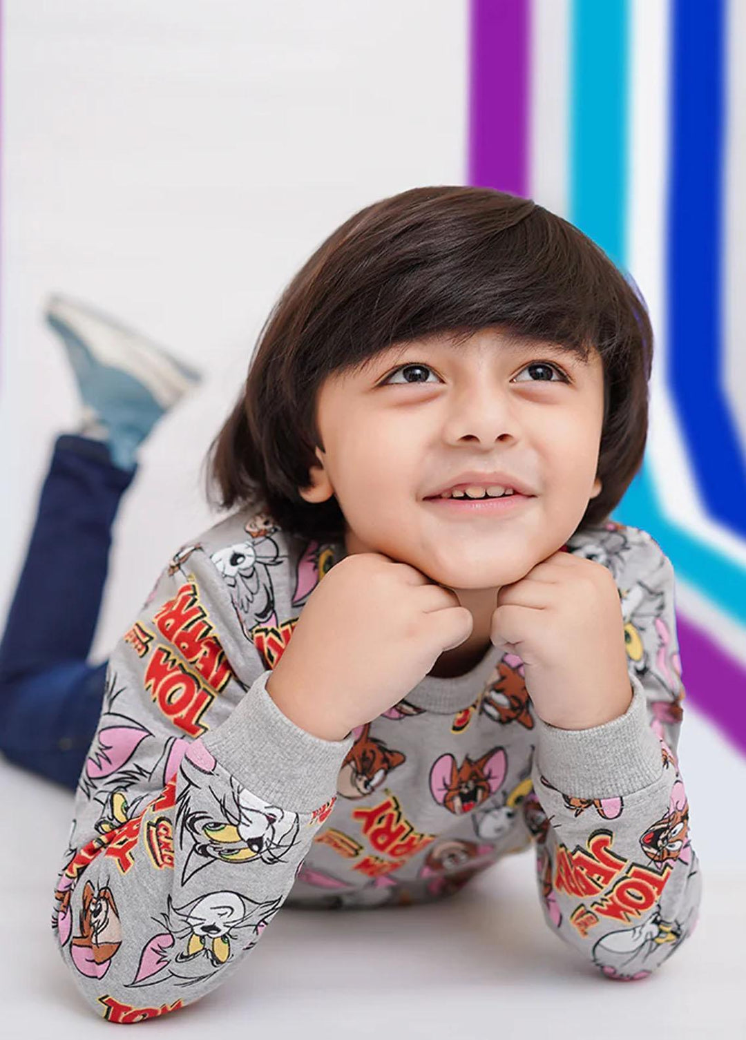 Ochre  Printed Sweatshirts for Boys -  OKB-286