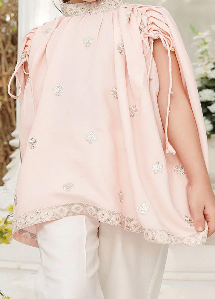 Ochre Viscose Fancy 2 Piece Suit for Girls -  OFW-FC-01