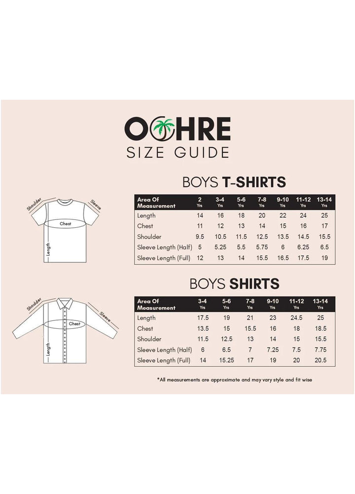 Ochre   T-Shirt for Boys -  OKB 232
