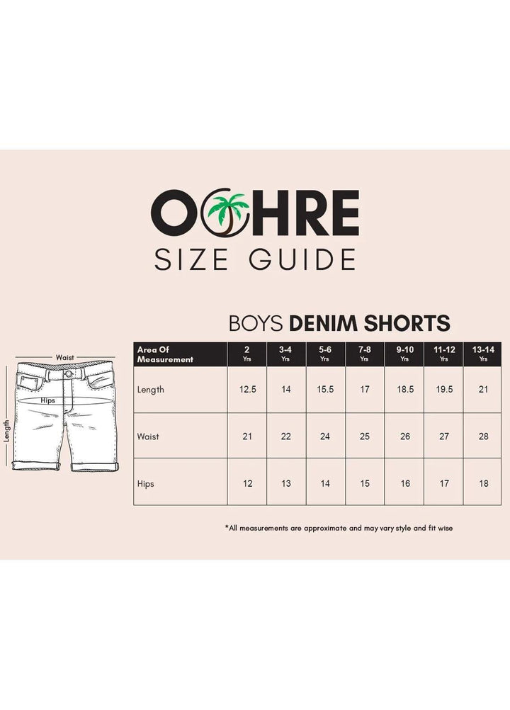 Ochre   Shorts for Boys -  OBB 16