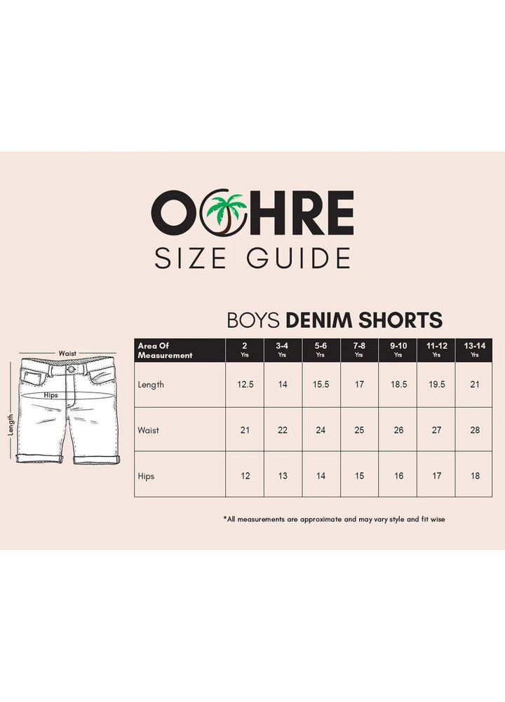 Ochre   Shorts for Boys -  OBB 24