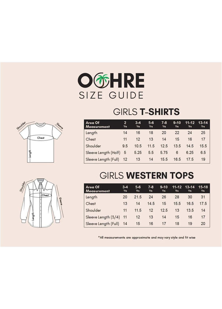Ochre   T-Shirt for Girls -  OGK 199