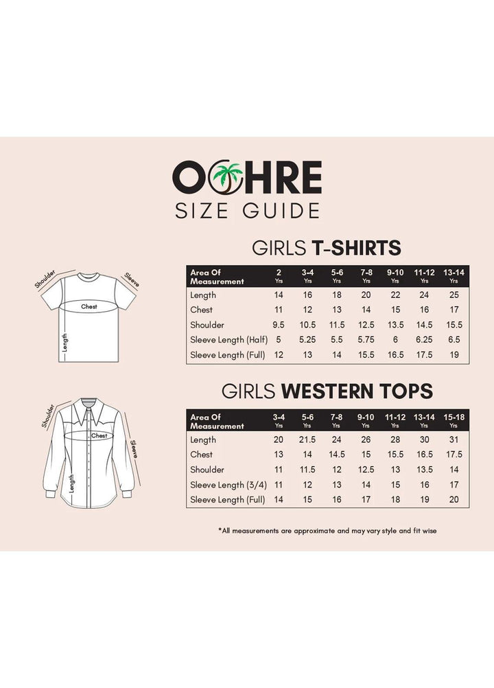 Ochre   T-Shirt for Girls -  OGK 208