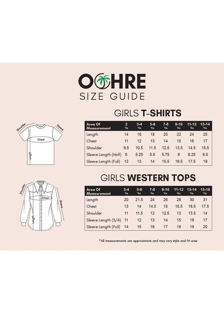 Ochre   Top for Girls -  OWT 526