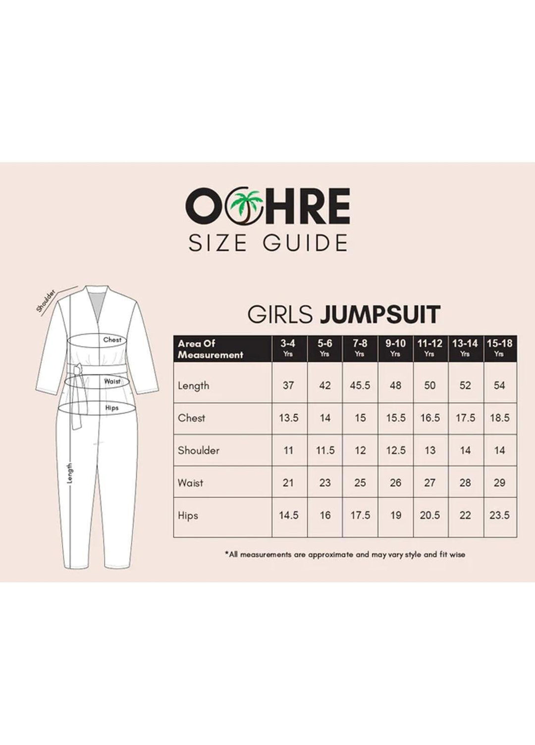 Ochre   Jumpsuit for Girls -  OWT 561