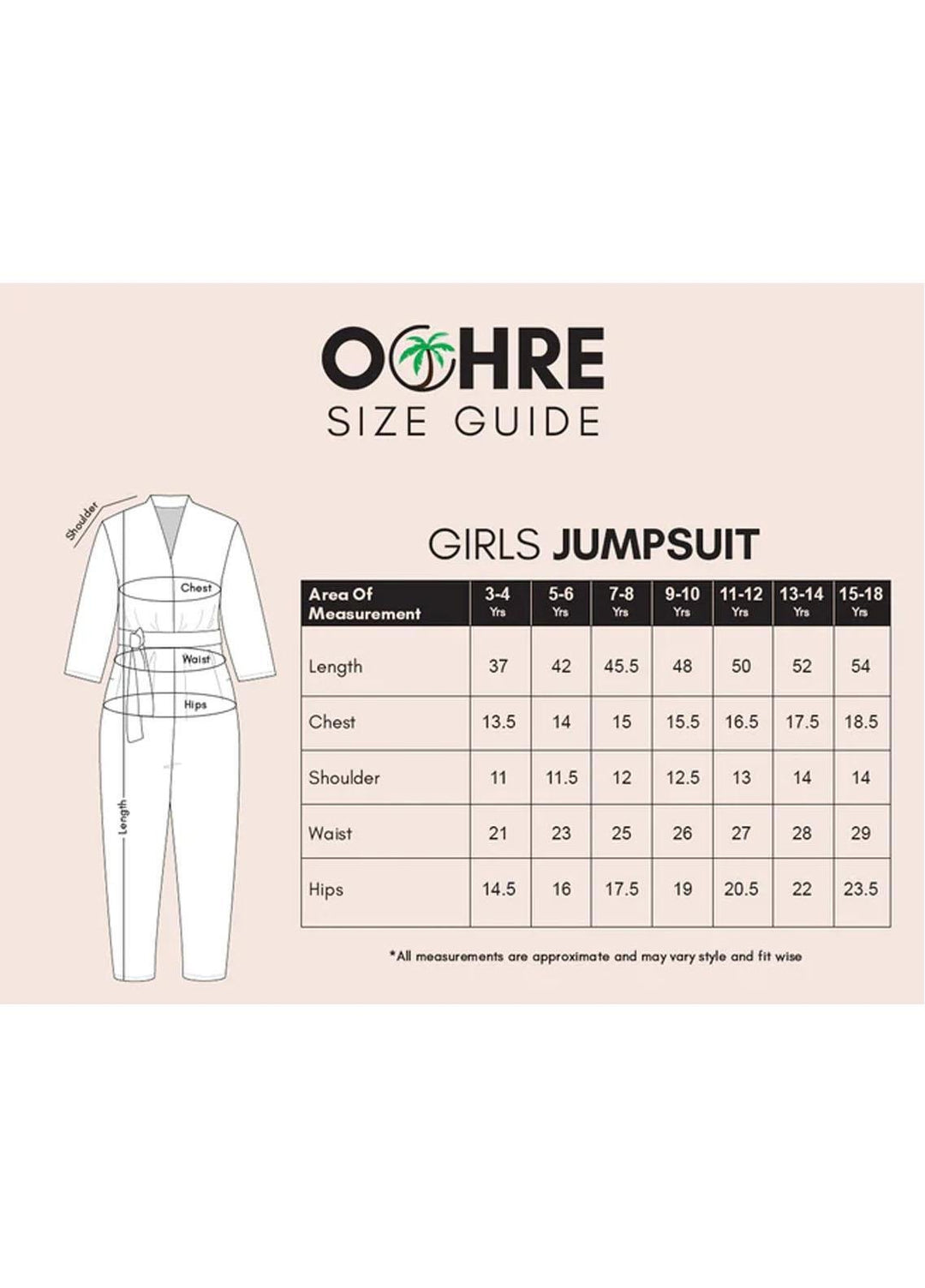 Ochre   Jumpsuit for Girls -  OWT 563