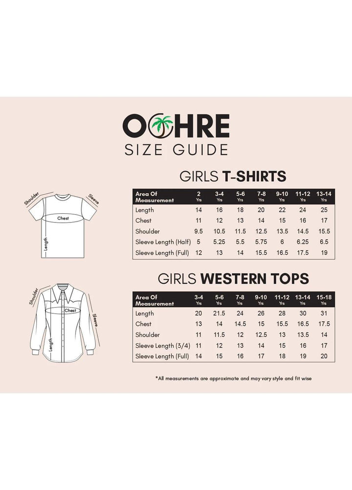 Ochre   Top for Girls -  OWT 567