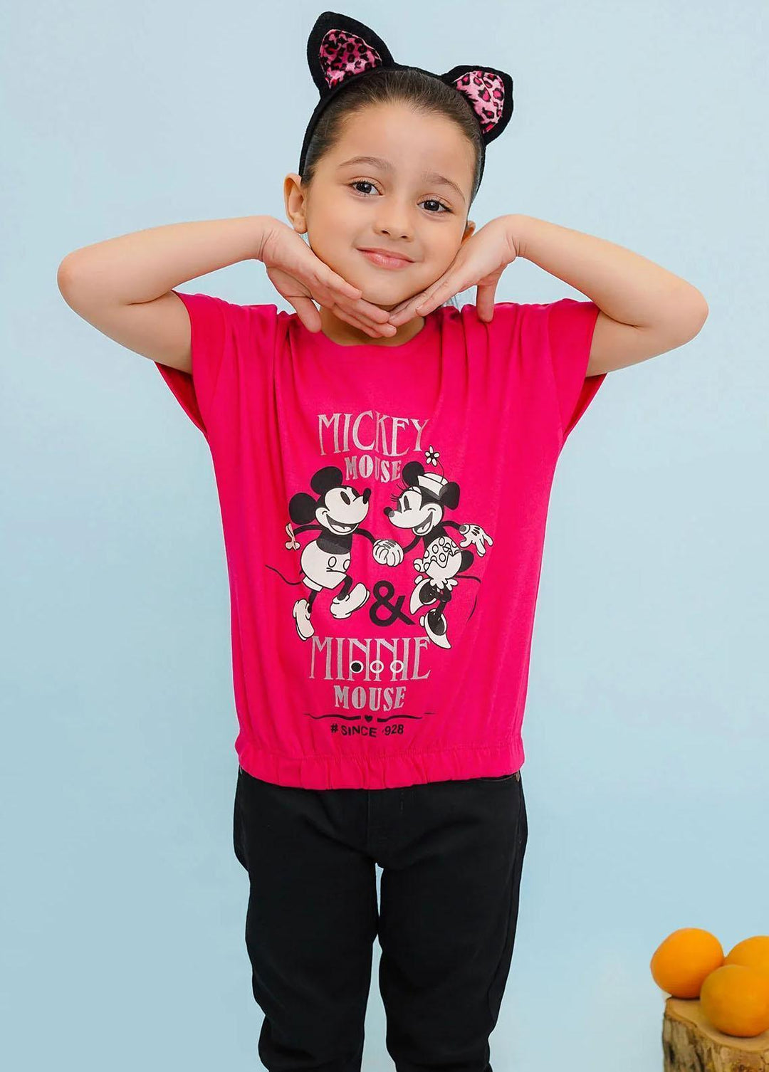 Ochre Jersey Fancy T-Shirts for Girls -  OGK-280