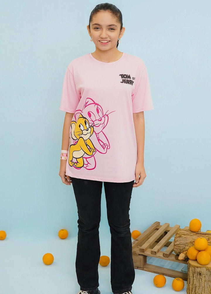 Ochre Jersey Fancy T-Shirts for Girls -  OGK-288