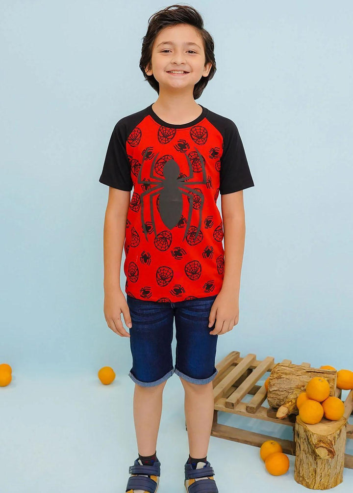 Ochre Jersey Fancy T-Shirts for Boys -  OKB-303
