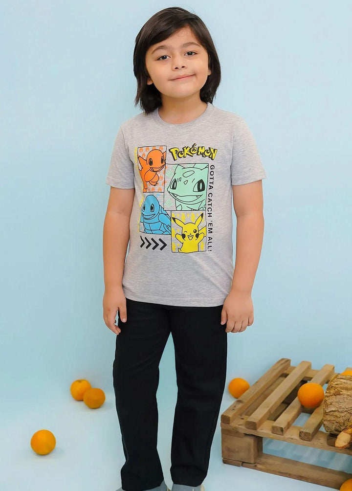 Ochre Jersey Fancy T-Shirts for Boys -  OKB-304
