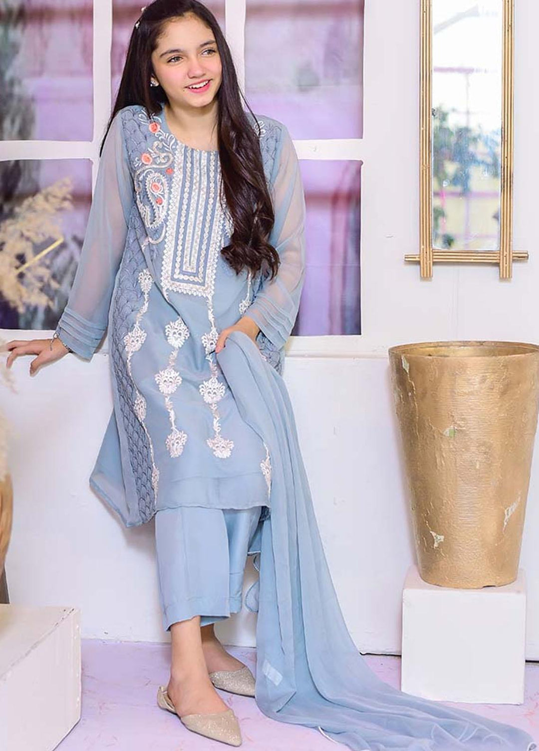 Ochre   Girls 3 Piece -  OFW-312 GREY  OL-16064