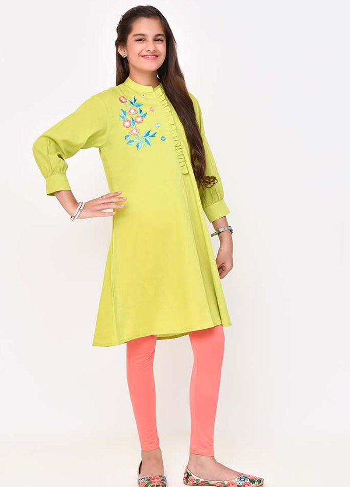 Ochre Cotton   Girls Top -  OFK-757