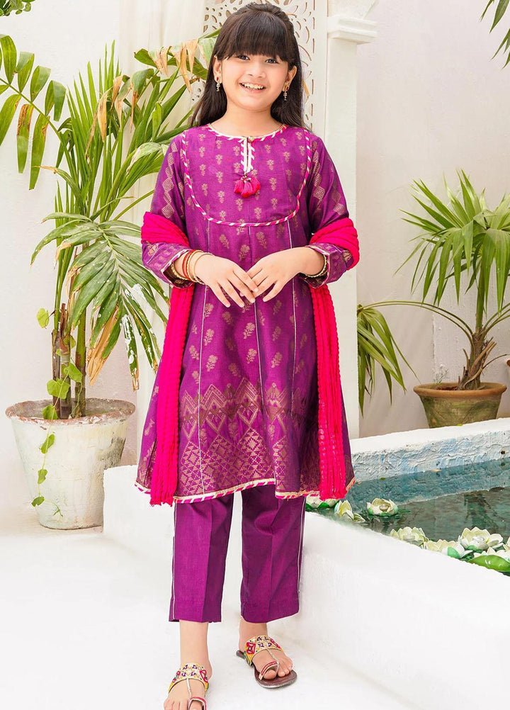 Ochre Cotton Eastern Co-ords for Girls -  OFW-JB-15