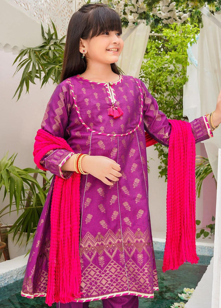 Ochre Cotton Eastern Co-ords for Girls -  OFW-JB-15