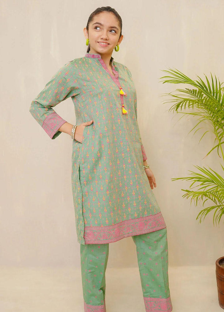 Ochre Cotton Casual 2 Piece Suit for Girls -  OFW-COR-22