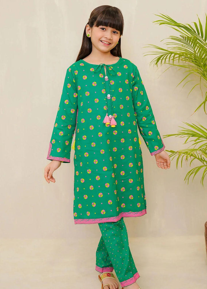 Ochre Cotton Casual 2 Piece Suit for Girls -  OFW-COR-23