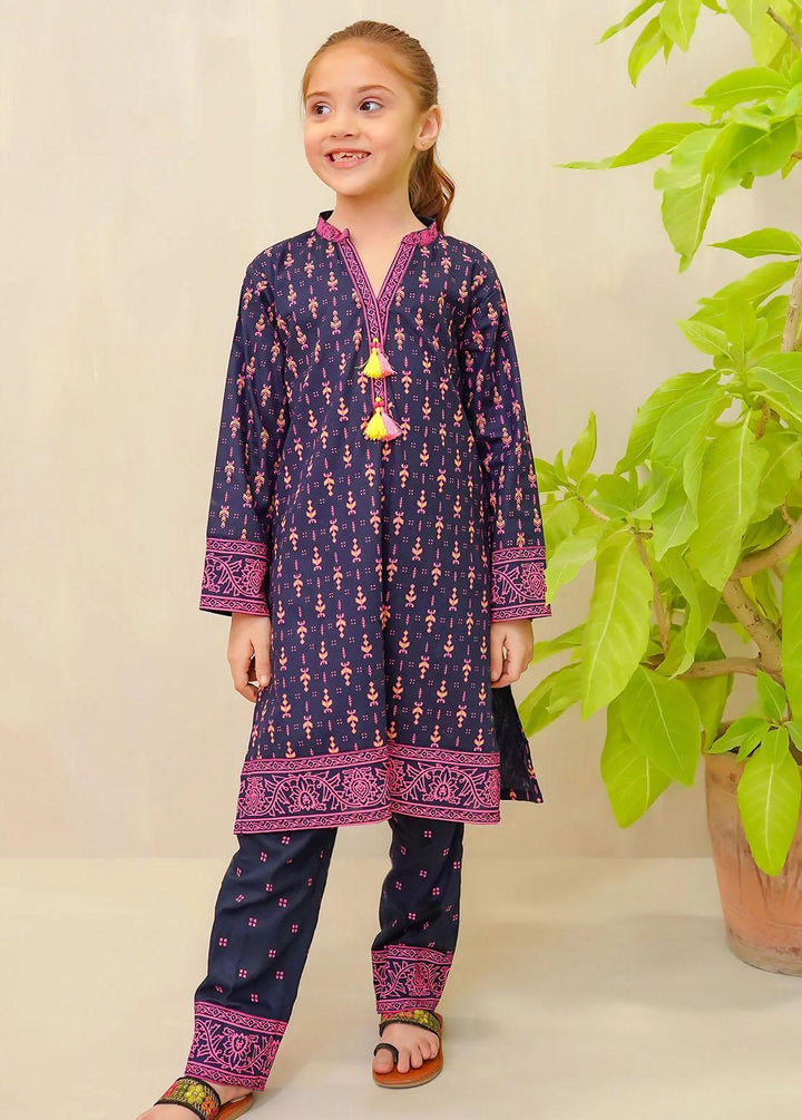 Ochre Cotton Casual 2 Piece Suit for Girls -  OFW-COR-36