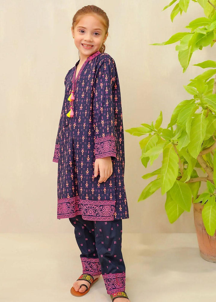 Ochre Cotton Casual 2 Piece Suit for Girls -  OFW-COR-36
