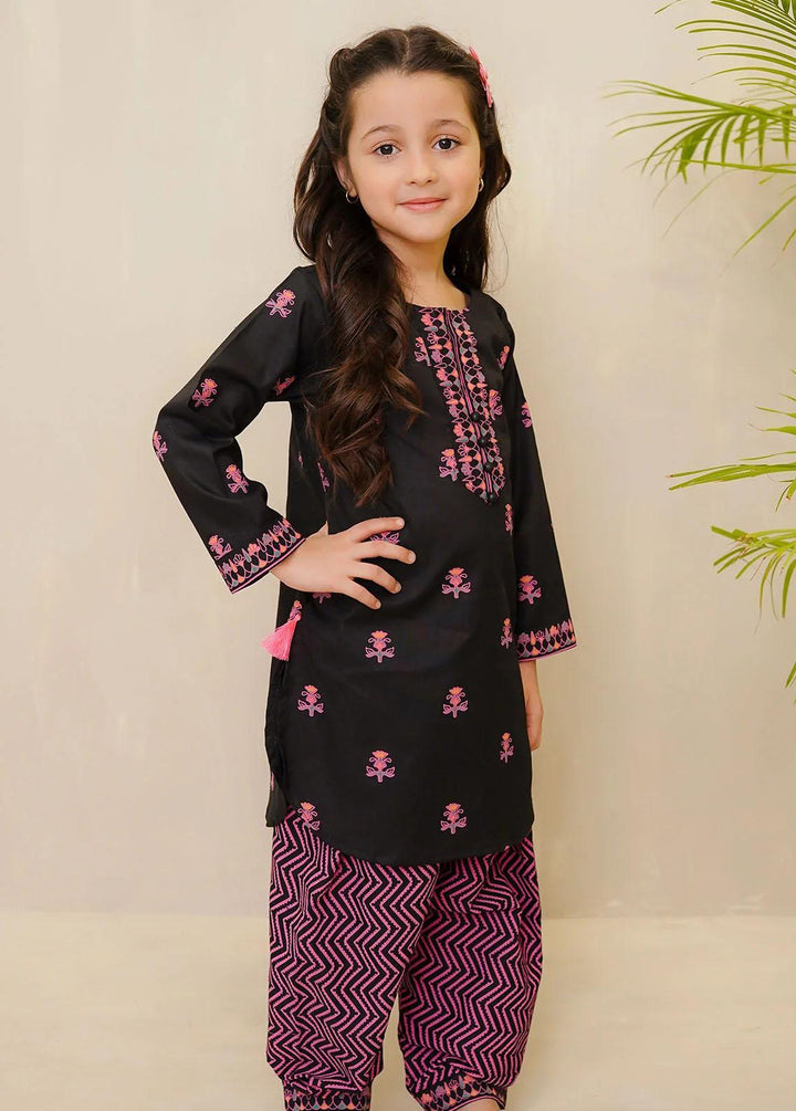 Ochre Cotton Casual 2 Piece Suit for Girls -  OFW-COR-37