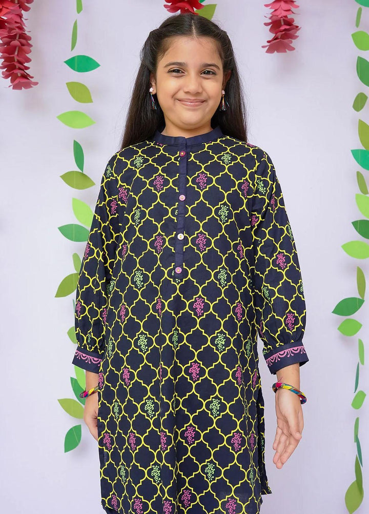 Ochre Cotton Casual Co-Ords for Girls -  OFW-COR-43