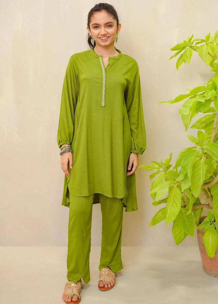 Ochre Cotton Casual Co-Ords for Girls -  OFW-COR-47