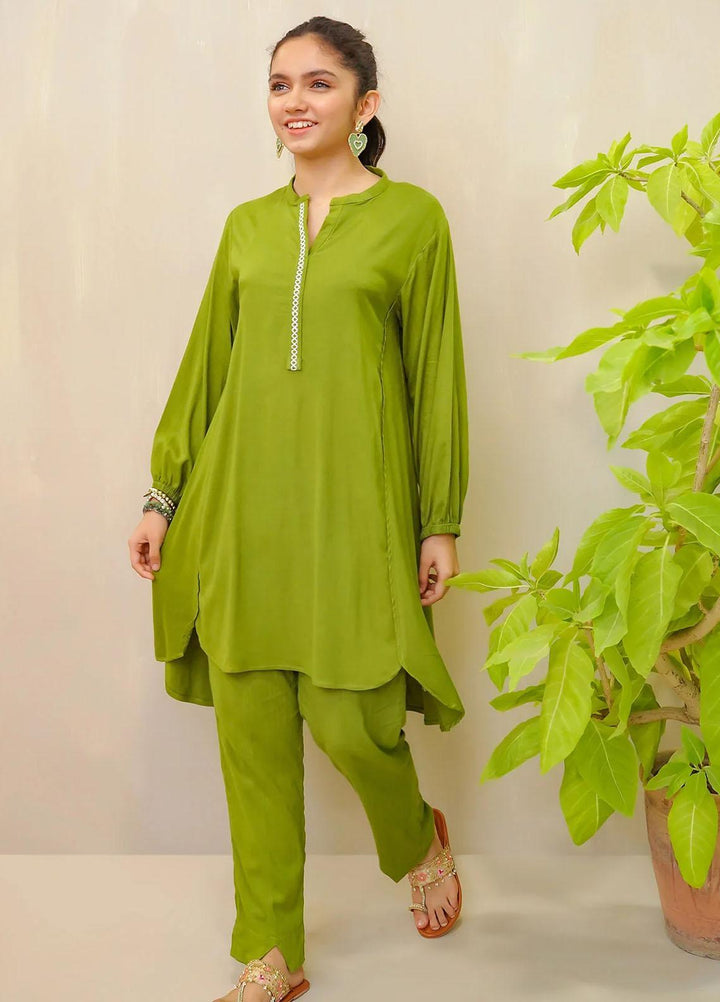 Ochre Cotton Casual Co-Ords for Girls -  OFW-COR-47