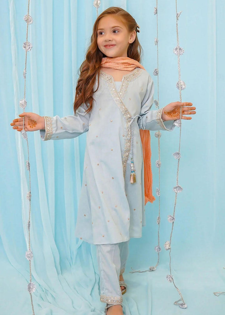 Ochre Cotton Casual 3 Piece for Girls -  OFW-EM-15