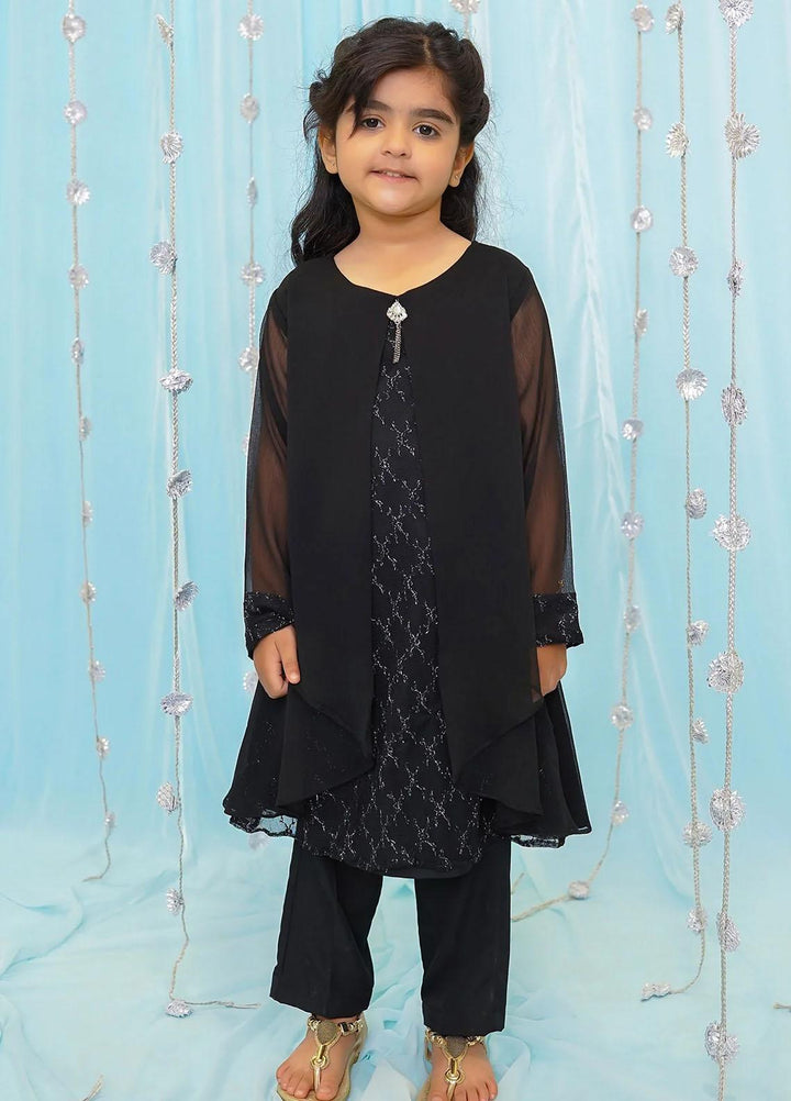 Ochre Chiffon Casual 2 Piece Suit for Girls -  OFW-FC-13